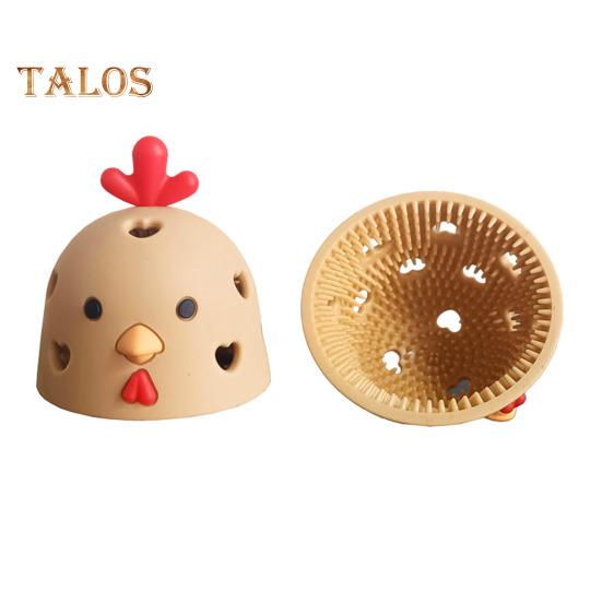 

2 шт. очиститель для яиц, эффективный силиконовый инструмент для мытья яиц, нежная щетка для чистки фруктов и овощей, очиститель для яиц коричневый