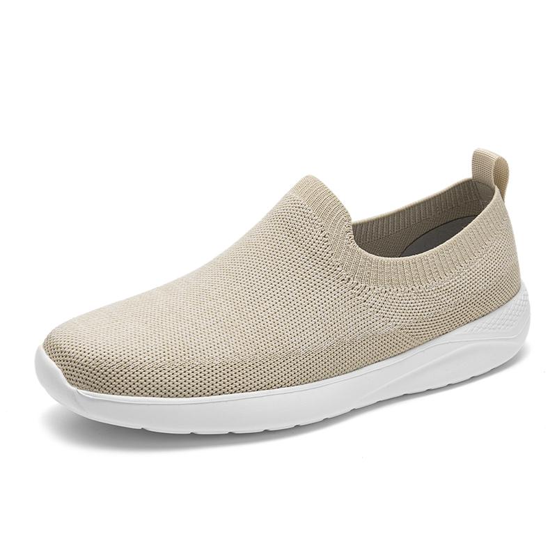 

Новое поступление, мужские слипоны, лоферы, легкие прогулочные туфли, сетчатые дышащие мужские повседневные кроссовки, нескользящая обувь для вождения на открытом воздухе 44