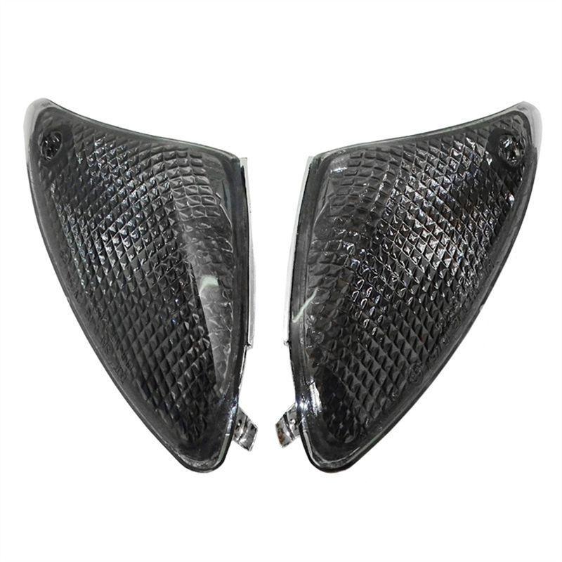 A16P-Motorcycle Accessories Front Turn Signal Indicator Blinkers Housing Lenses Smoked Black For BMW K1200S K1300S Accessries