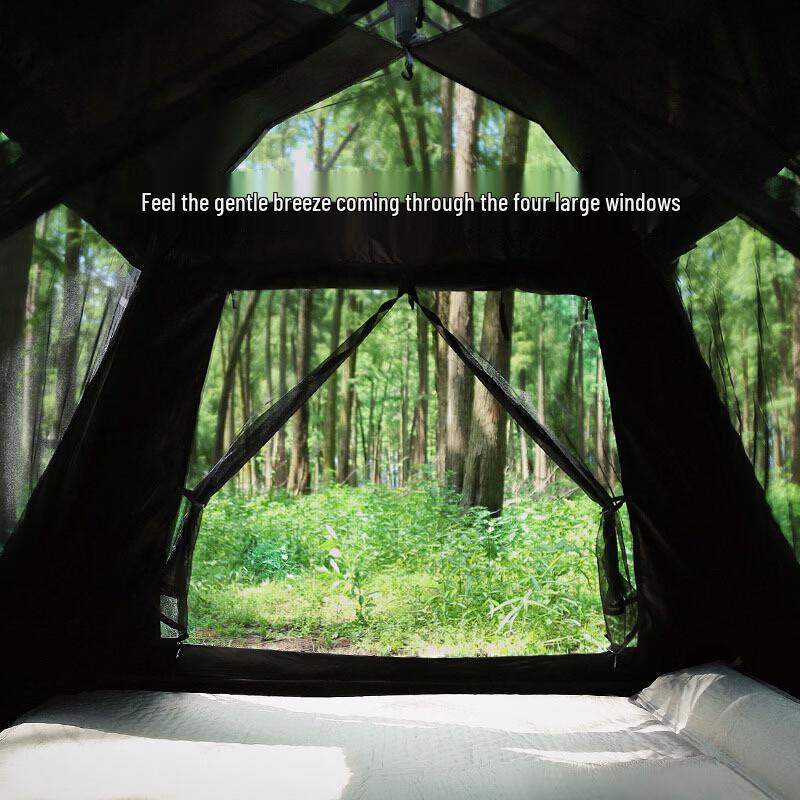 ZISIZ Outdoor Blackout Camping Tent