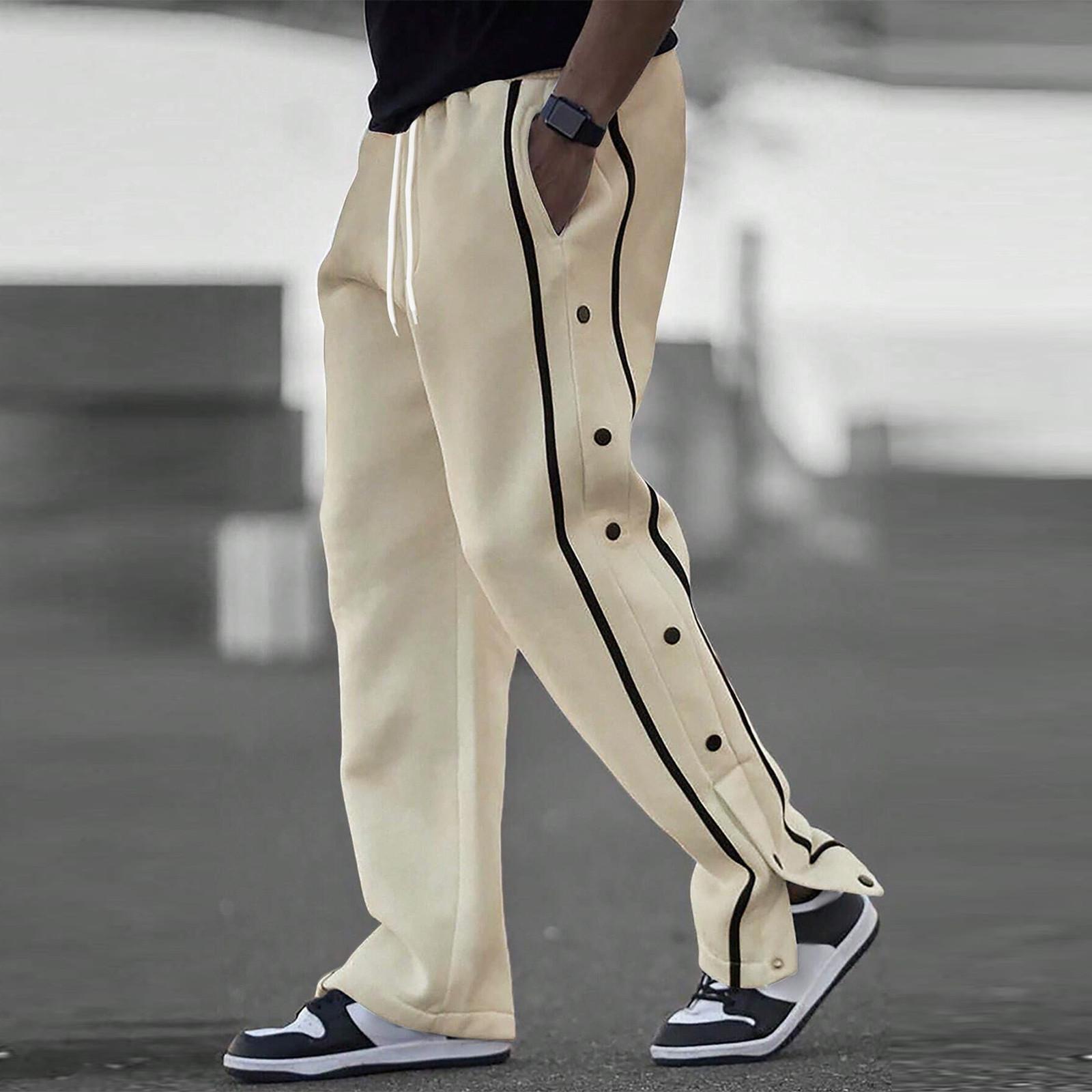 

Мужские комбинезоны, повседневные брюки с несколькими карманами и завязками, походные брюки, хлопковые саржевые брюки L бежевый