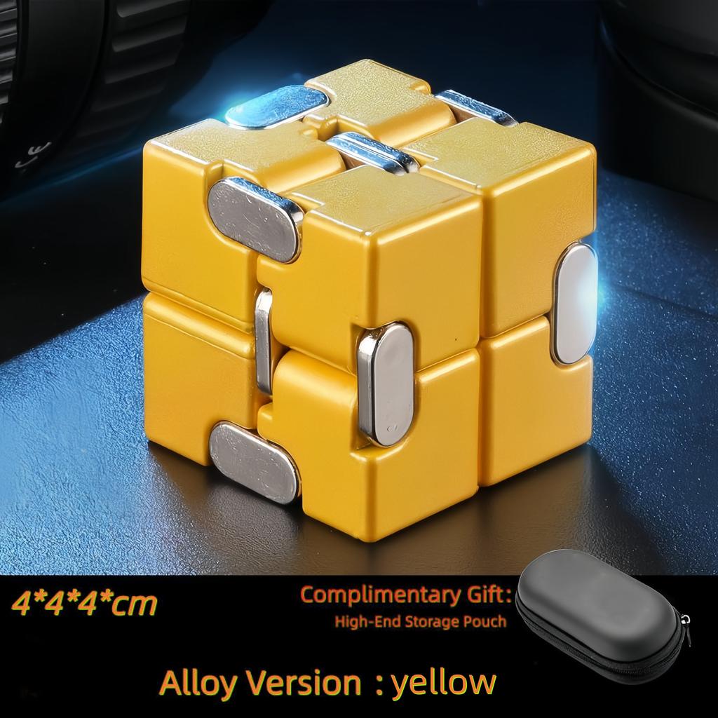 oy&Plastic Infinity Cube Fidget Toy Ultra-Durable Sensory Stress Reliever for Adults & Kids Anxiety Relief Gift