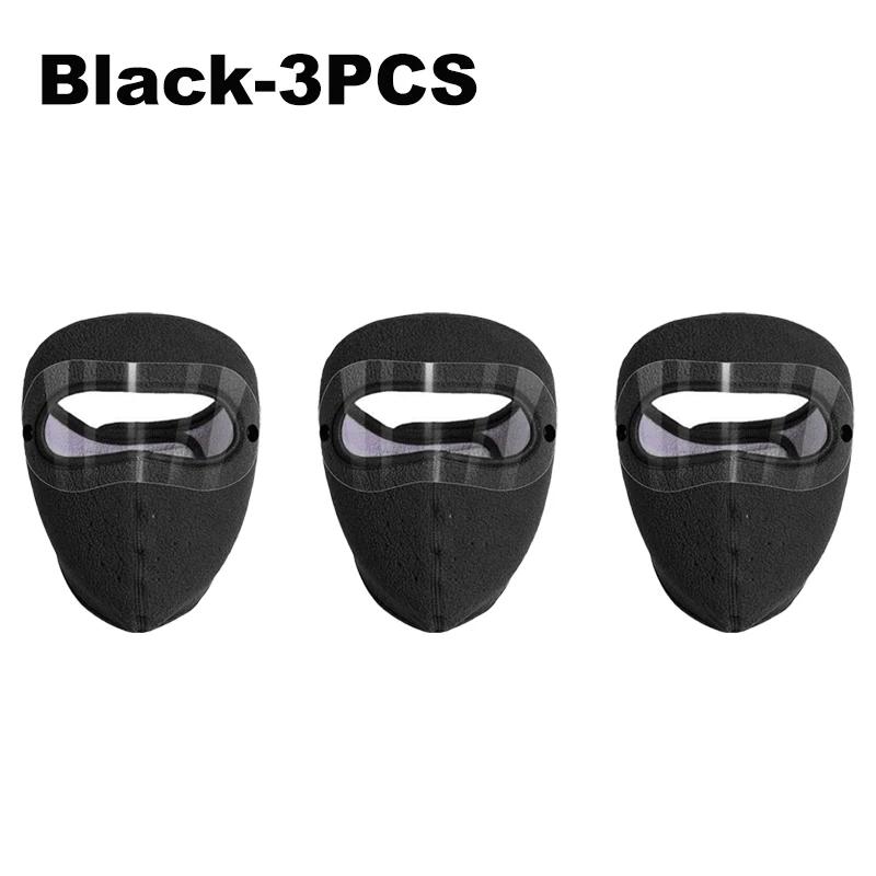Ski Mask with Goggles Winter Warm Face Mask Anti Dust Cycling Bicycle for Men Women Cold Weather Outdoor Motorcycle Thermal Mask