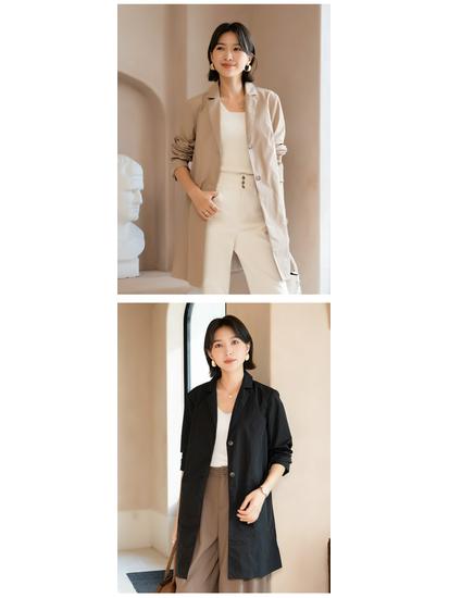 YUN Damen Klassischer Temperamentvoller Midilanger Trenchcoat - 2025 Herbst Schlankmachende Petite-Passform