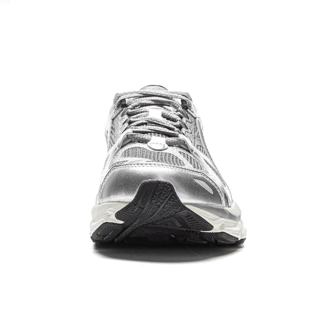 Li Ning Boom Support Demping Slipbestendig Slijtvast Rebound Lage Hardloopschoenen Heren Zilvergrijs ARXV005-3