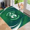 Yumuşak Zemin Halısı Hibernian FC Desenli Alan Halısı Ev Odası Dekorasyonu İçin Dekoratif Mat