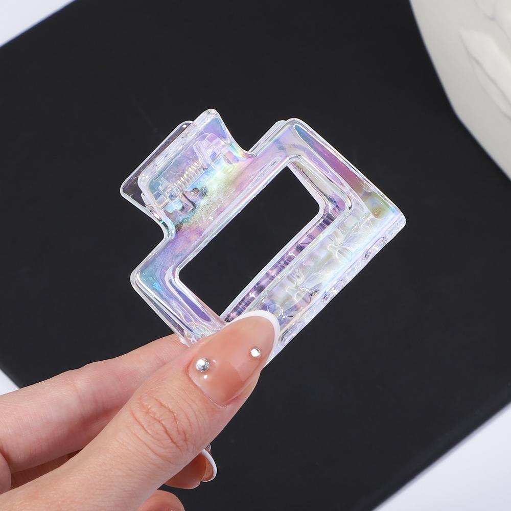 

Новые женские прозрачные цветные геометрические заколки для волос, милые заколки для волос, повязка на голову, заколки для волос, краб для волос, головные уборы для девочек, аксессуары для волос