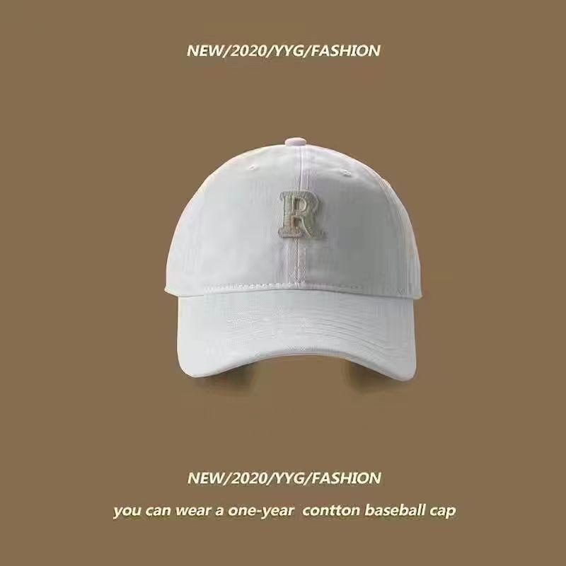 Fashionable Embroidery Letter Neutral Casual Summer Sun Shading Baseball Cap