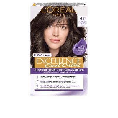 Tinta capilar EXCELLENCE COOL #4.11-castanho acinzentado intenso 192 ml