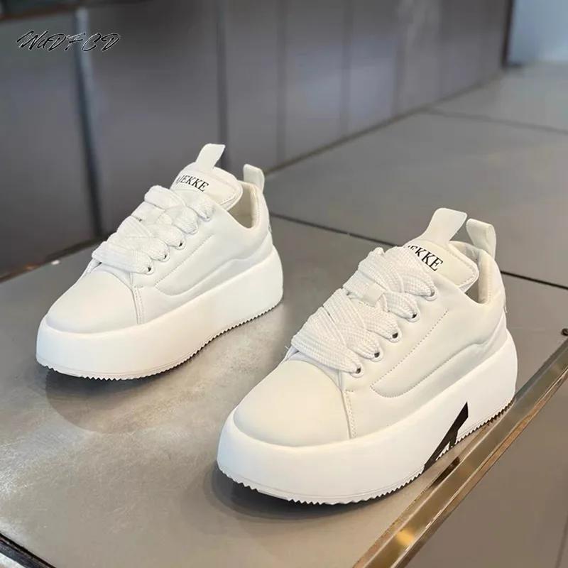 Men Chunky Sneaker Men Designer Board Shoes Fashion Casual Microfiber Leather Shoes for Men Upper Height Increased Platform Shoe
