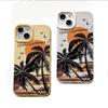 Sunrise Coconut Tree iPhone 16Pro/15 Case, Frosted, Drop-proof, 1413x Cover for XS/XR.