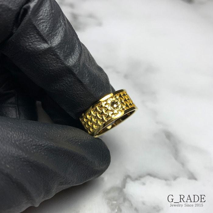 G_Rade Pattern Logo Ring Plating Ver No.1 (D Type)