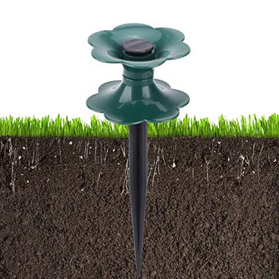 Punta guida per tubo da 2 pezzi, resistente all'usura, salva-lavoro, stabile, verde, guida per tubi, protezione delle piante per il giardino