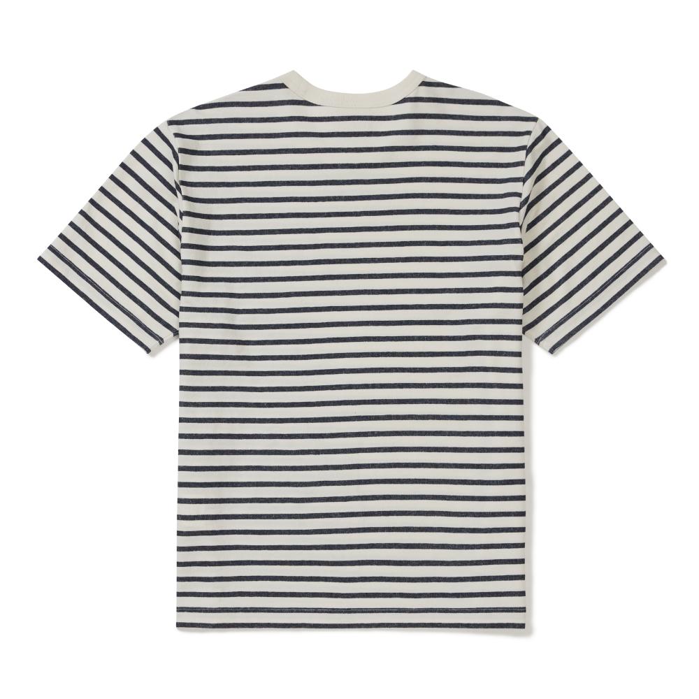 SNOWPEAK Sorona Stripe Short Sleeve T-shirt Navy (S26MUFTS68)