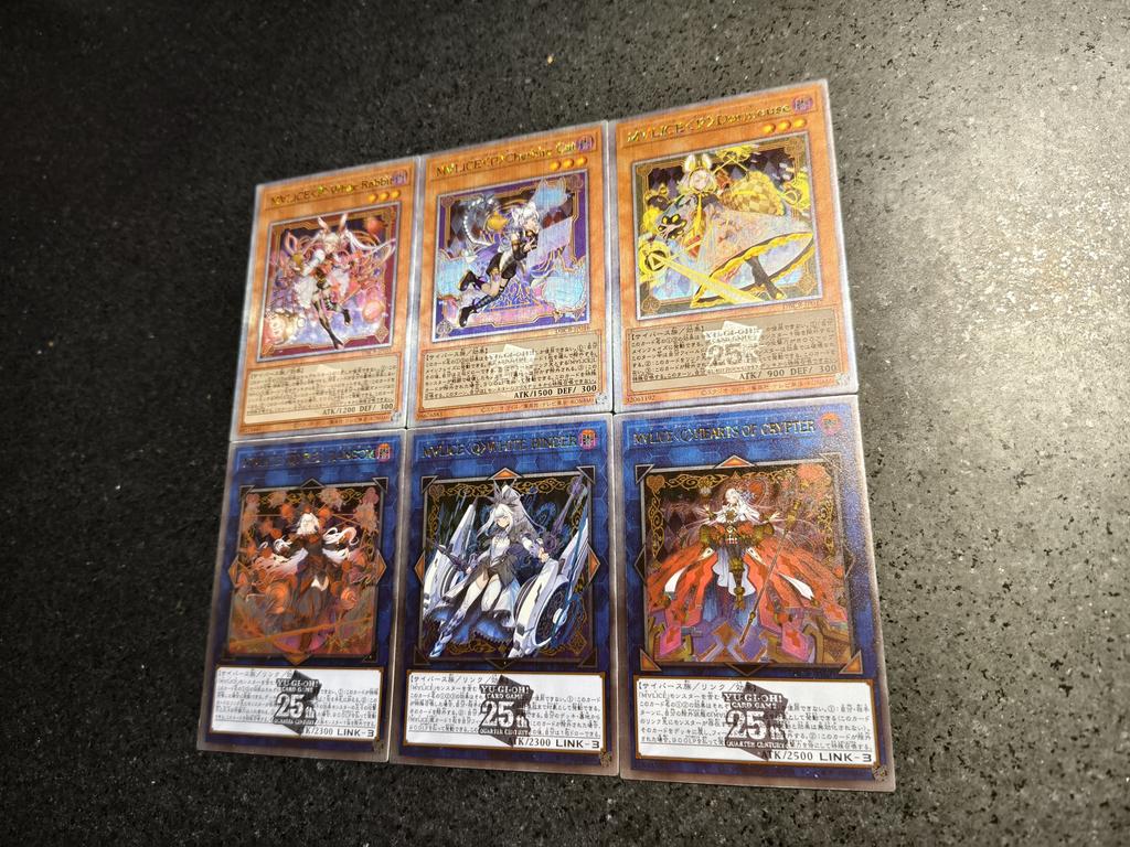 Yu-gi-oh! 6pcs/set Maliss  Diy Self-made Card Collection Cards Gauze Flash Anime Toy Gift Cart  Colorful Flash