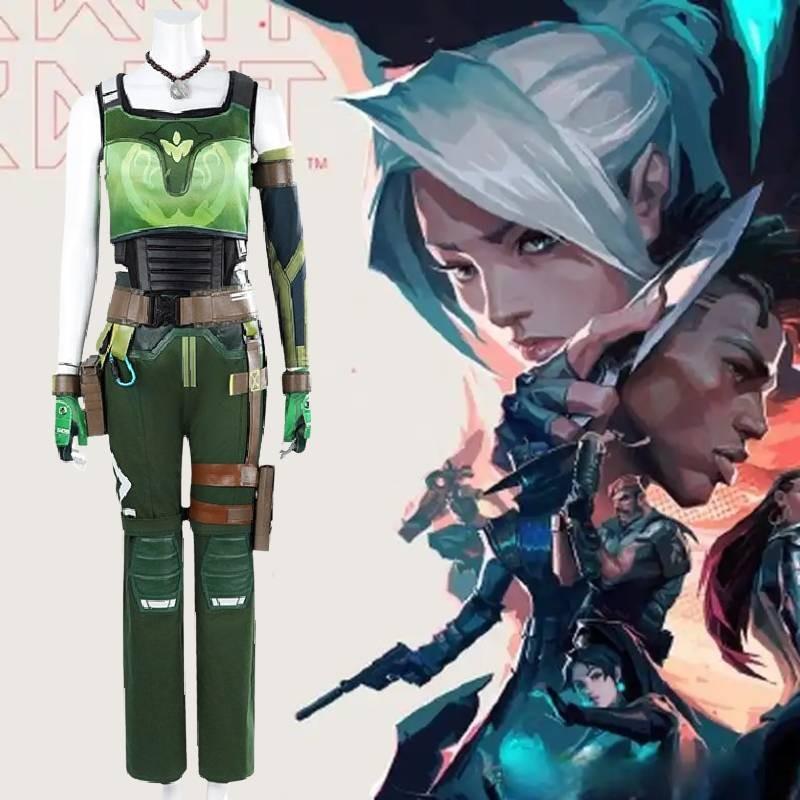 Skye Gaming Valorant Cosplay Costume Role Play Halloween Stage Performance Gift