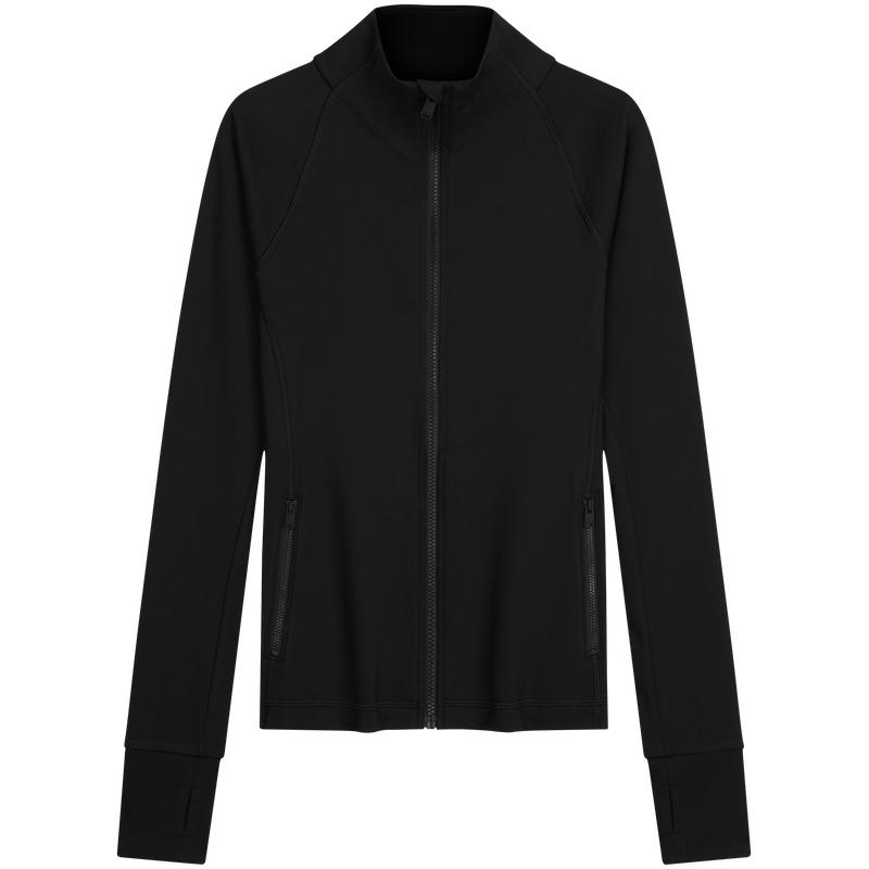 Calvin Klein Moisture-Wicking Quick-Dry Outdoor Trendy Casual Stand-Up Collar Knit Top Women tops GWS6J426 XXS