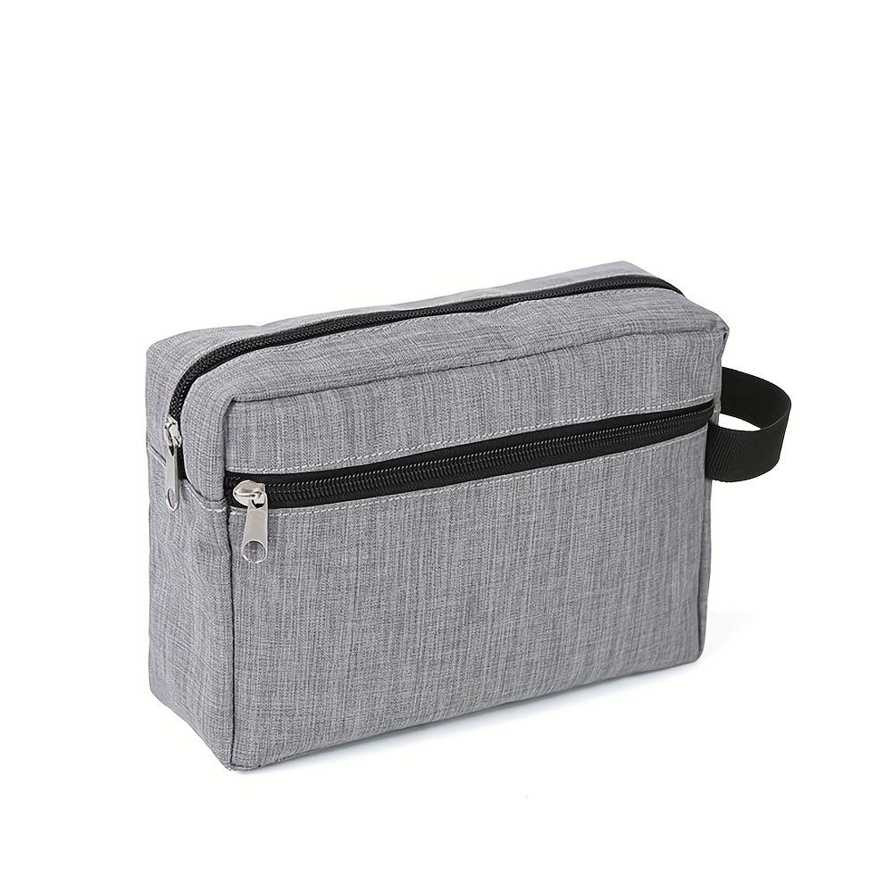 Large Capacity Toiletry Bag, Multifunctional Men's Shaving Organizer, Portable Travel Cosmetic Storage