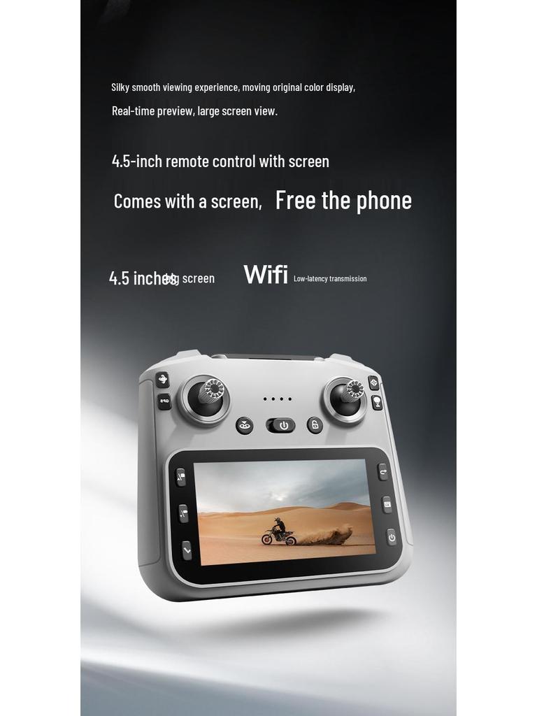 K18 MAX Drone: Brushless Motor, Screen Controller, HD Aerial Photography, GPS Intelligent Positioning