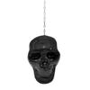 Reflective Mirrored Skull Head Ornament Hanging Chain Discos Balls Pendant for Halloween Parties and Unique Home Decors