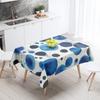 Abstract Geometric Tablecloth 1pc Resistant Party Decoration Restaurant Cafe Dining Table Tablecloths 140X200cm