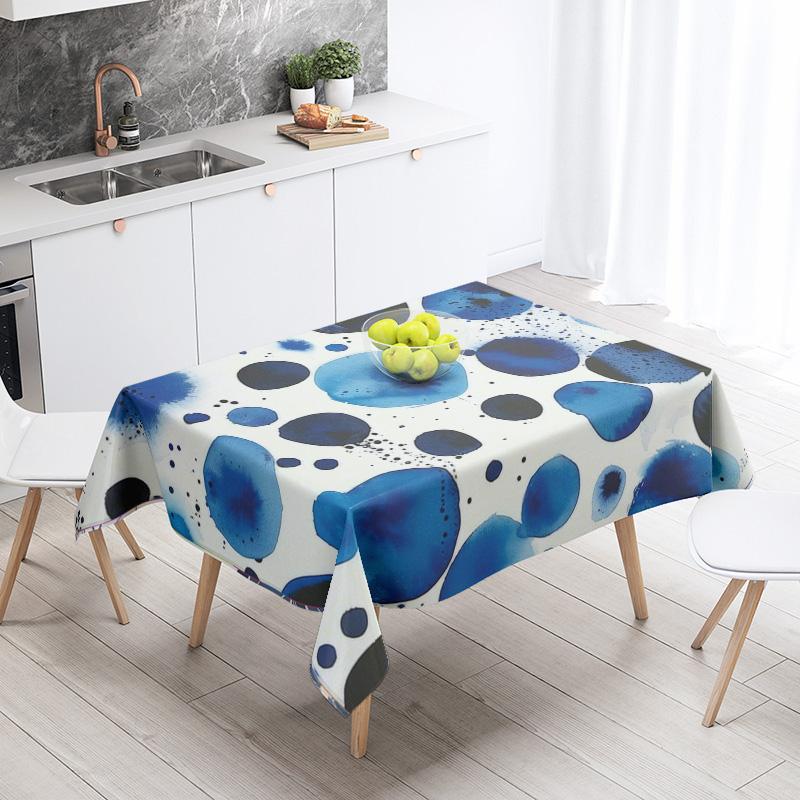 Abstract Geometric Tablecloth 1pc Resistant Party Decoration Restaurant Cafe Dining Table Tablecloths 140X200cm