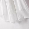 Women's Wide-Leg Chiffon Pants: Flowy, Elastic Waist, Long Cropped Skirt-Pants