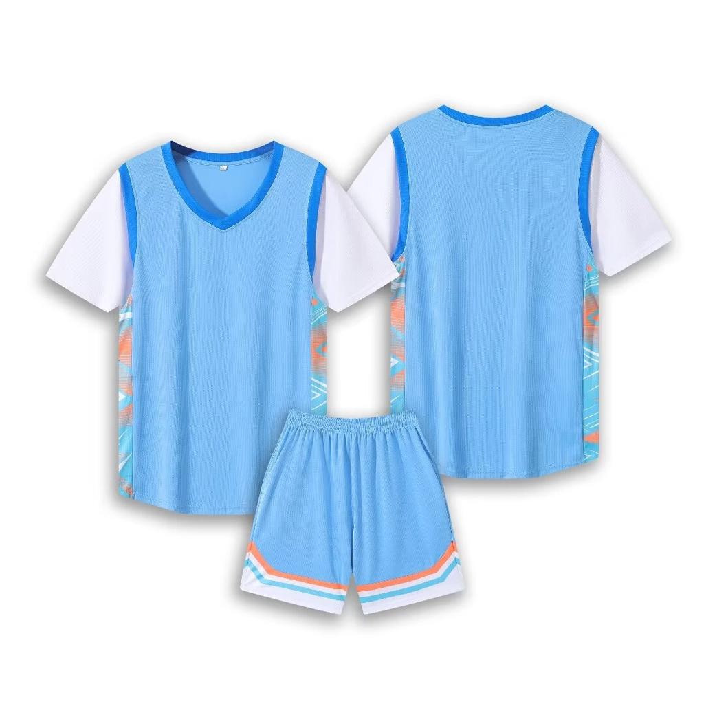 1307 Basketball Jersey Fake Two-Piece Set Adult Children'S Clothing Men'S Print Team Jersey 3Xs-5Xl