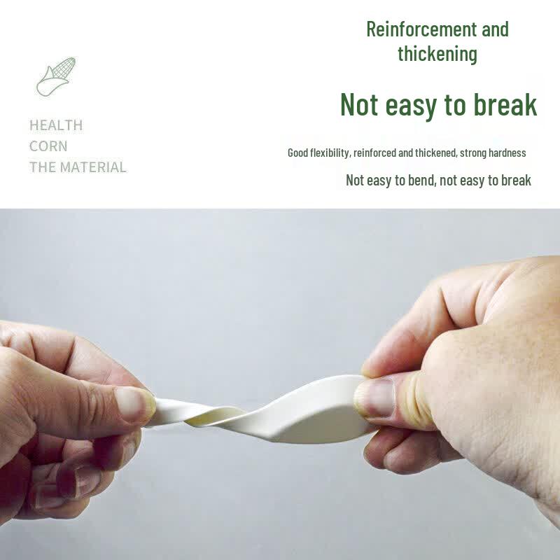 Biodegradable Rice Husk Disposable Spoons