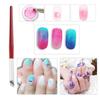 2pcs/set Nail Art Brush UV Gel Painting Drawing Manicure Pen Tools DIY Accessory Pigment Gradient Pen Nail Painting