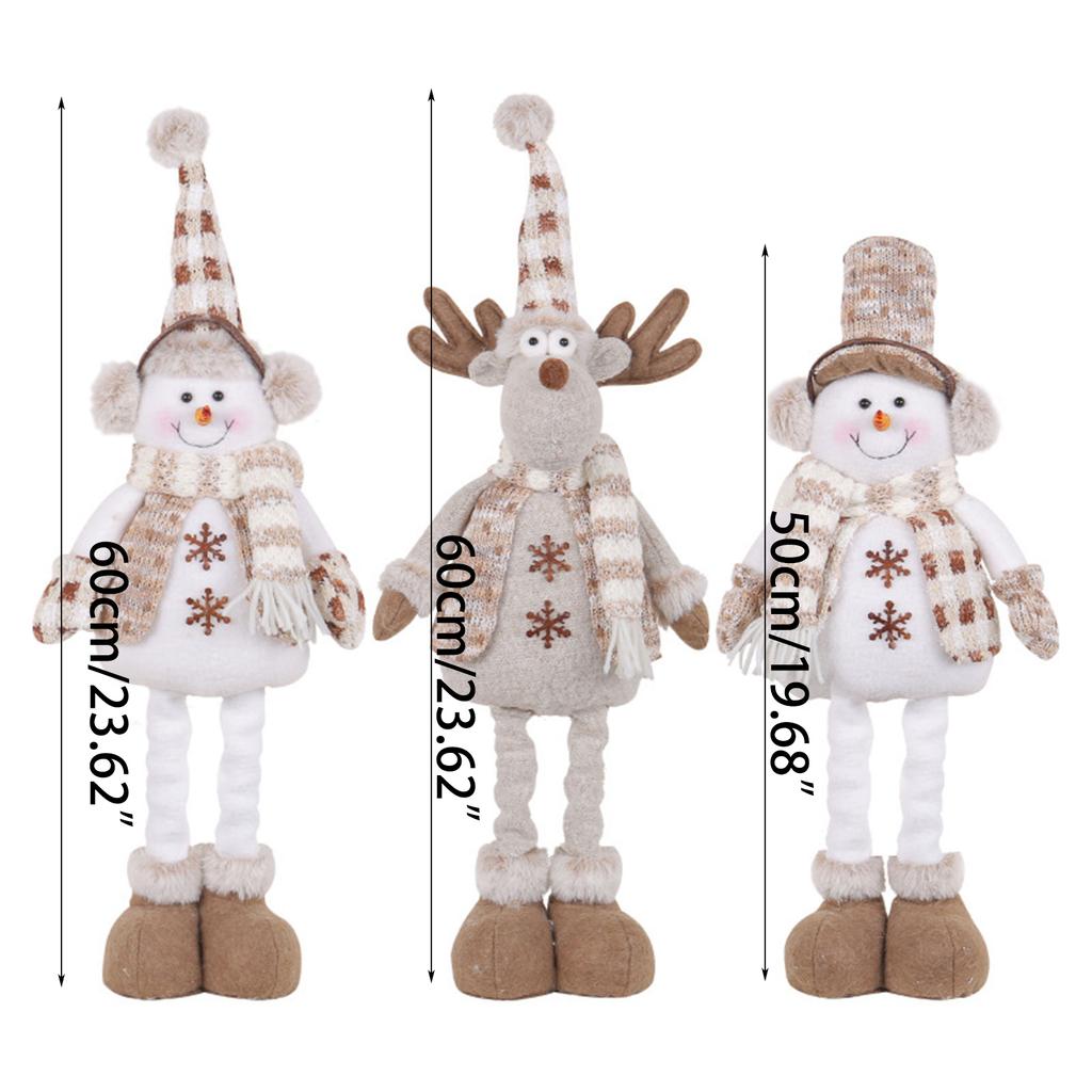 Gnomo di Natale Renna Ornamento Decorazione Vassoio a Ripiani per Festa di Natale Cucina Sala da Pranzo Decorazione Tavolo