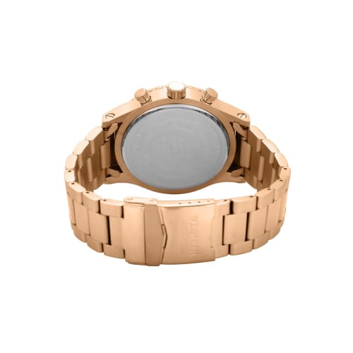 Invicta Men's 1271 Specialty Chronograph Rose Dial 18k Rose Gold Ion-Plated Watch