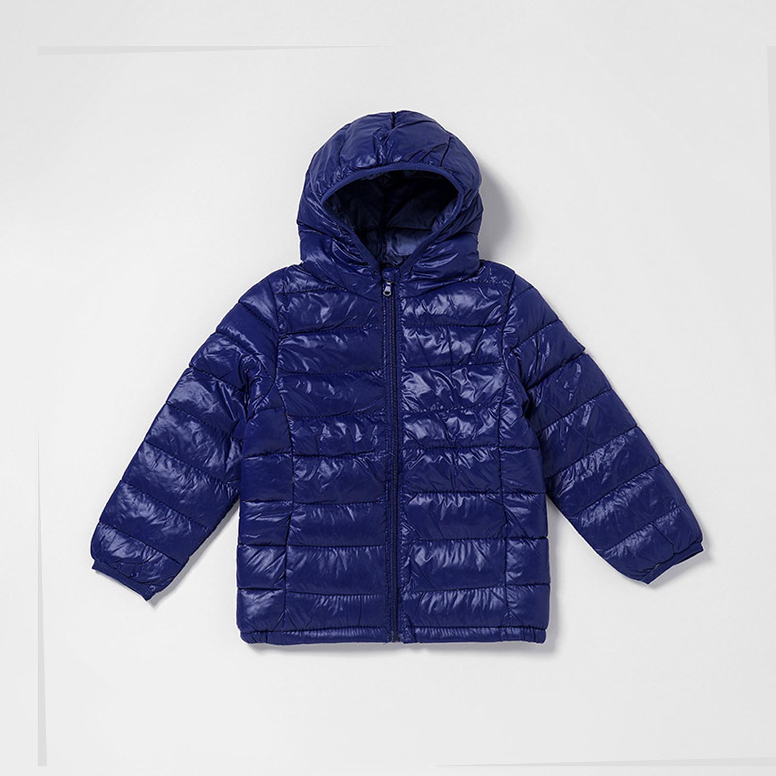 

Дитяча модна повсякденна пухова куртка з капюшоном 110