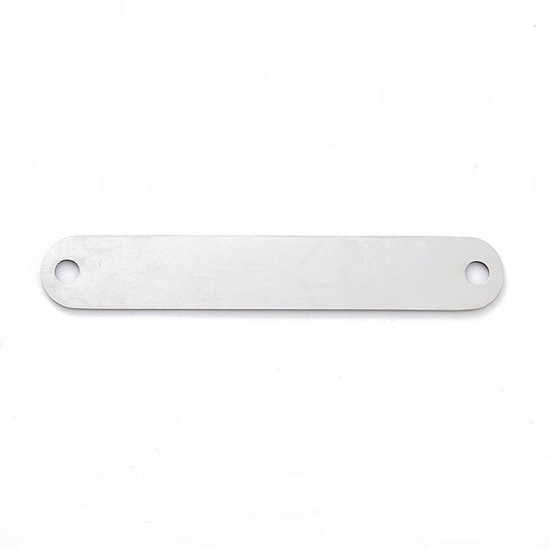 OIMG Double-Hole Stainless Steel Dog Tag