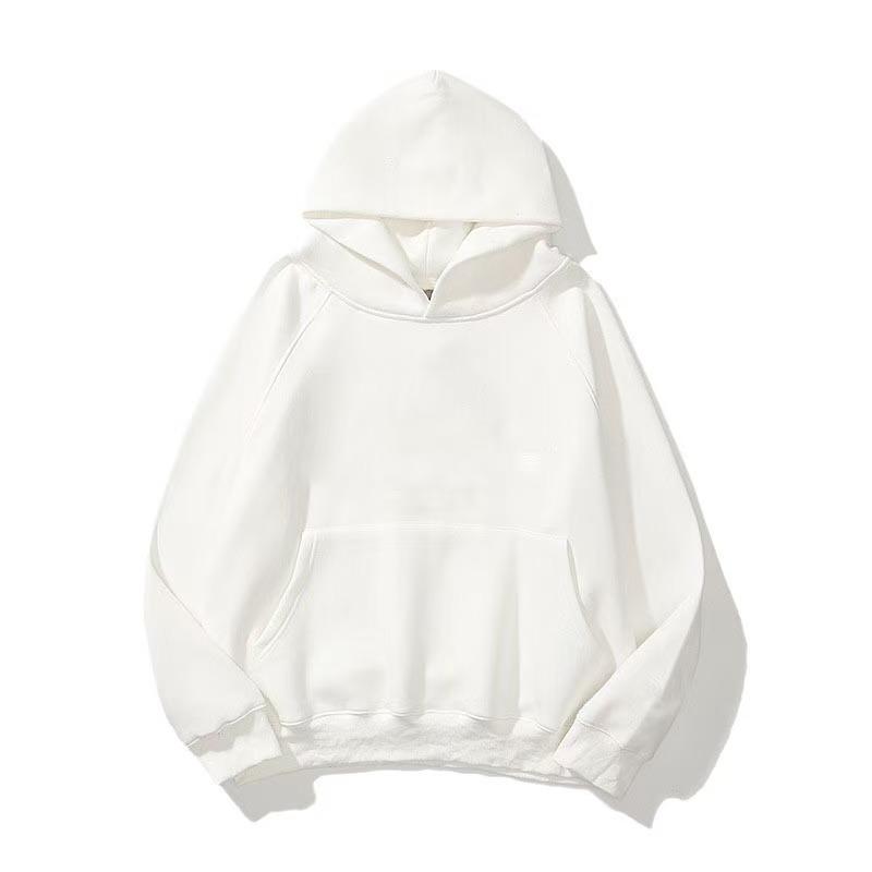 Trendy Raglan Sleeve Double Layer Fleece Hoodie for Couples - Men s Autumn/Winter Sweatshirt S белый