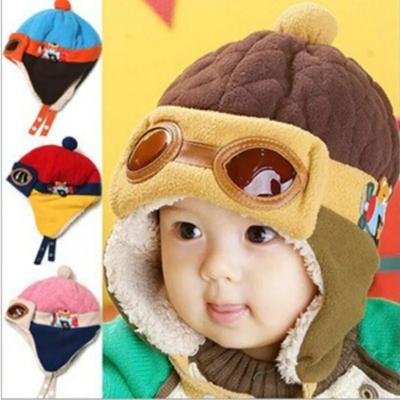 Winter Baby Oorbeschermingsmuts Kinderen Cartoon Pilotenmuts Koreaanse Versie Klassieke Herfst Winter Jongen Meisje Baby Oorbeschermingsmuts