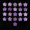 21pcs White Crystal Spacer Loose Beads Sodalite Jewelry Making Material  Necklace Earrings