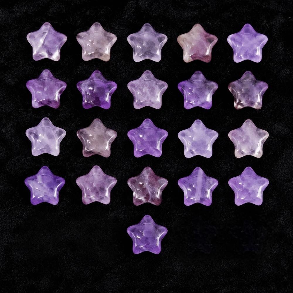 21pcs White Crystal Spacer Loose Beads Sodalite Jewelry Making Material Necklace Earrings