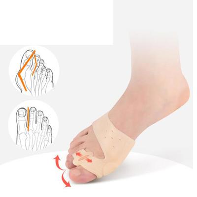 Ensemble de Correction du pouce Valgus, séparateur d'orteils de l'avant-pied à Double trou, dispositif de Correction des os du gros pied