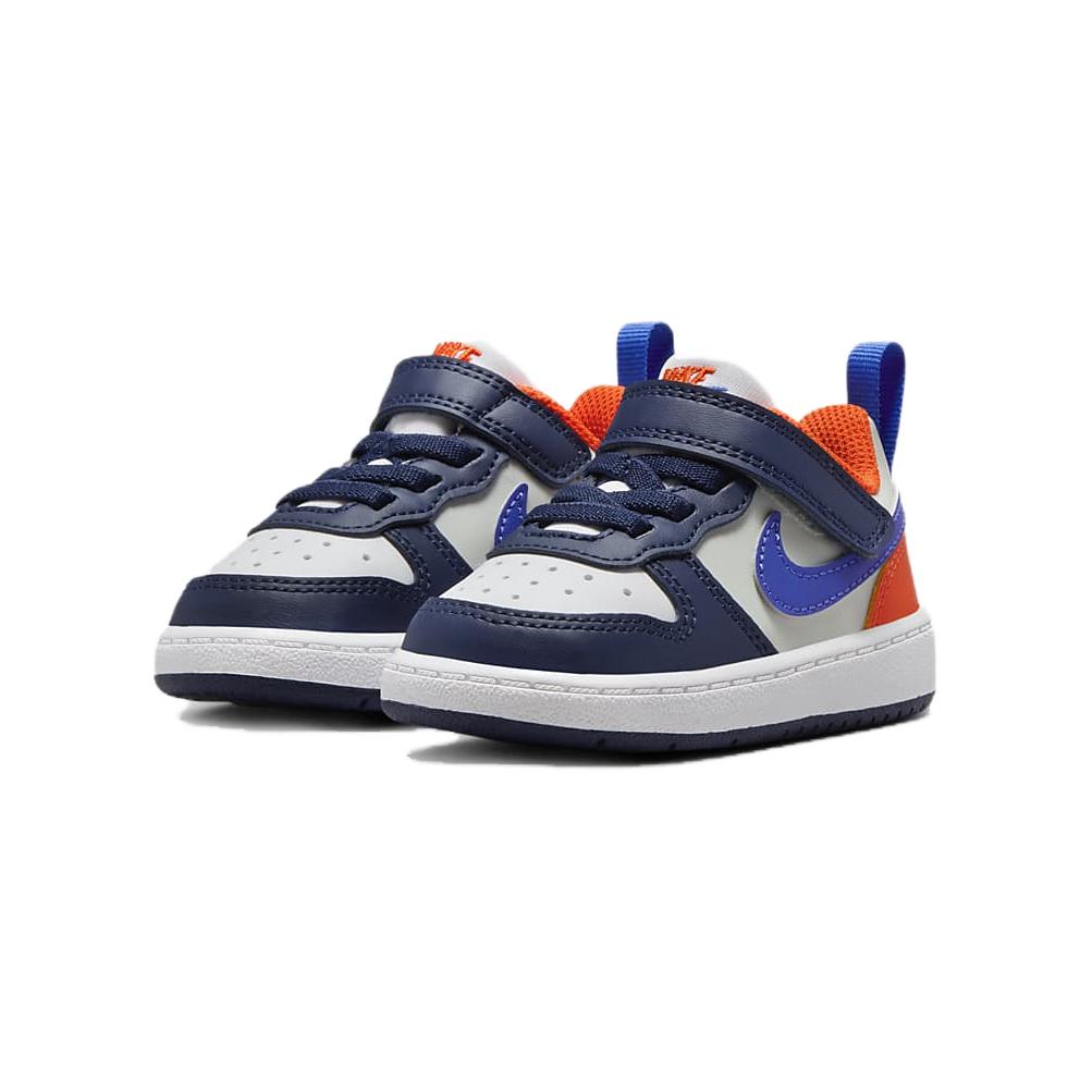Nike Court Borough Low Recraft TD Midnight Navy Team Orange Baby Sneakers White Light-Silver Hyper-Royal DV5458-401