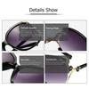 Newest Sunglasses Women Sunglasses Ladies Eyewear Anti-UV Square Sun Glasses Accessories Retro Camellia Summer Glasses for Women