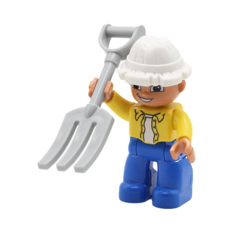 Kompatybilne klocki Farma Duże klocki do budowy Roślina Akcesoria dekoracyjne Ogrodzenie Drzewa Trawa Owoce Zestaw Dzieci Złóż zabawki Prezent