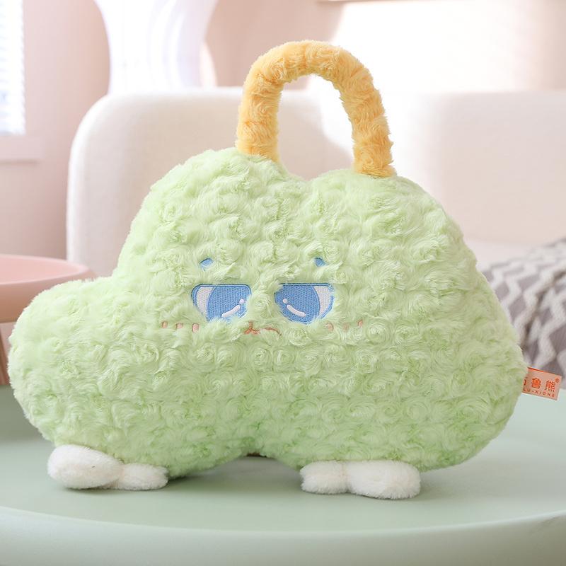 Pluș Moale Cald Nor Jucărie de Pluș Păpușă Pernă Decorativă pentru Sofă Drăguță Bebeluș Copii Prietenă Însoțire Somn Cadou