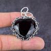 Mozambique Garnet Gemstone Handmade 925 Sterling Silver Gift Pendant 1.85" e6P32