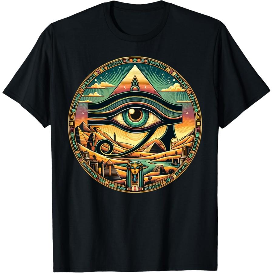 

Глаз Гора Египетская мифология Древний Египет Символ Футболка XXXXXL чёрный
