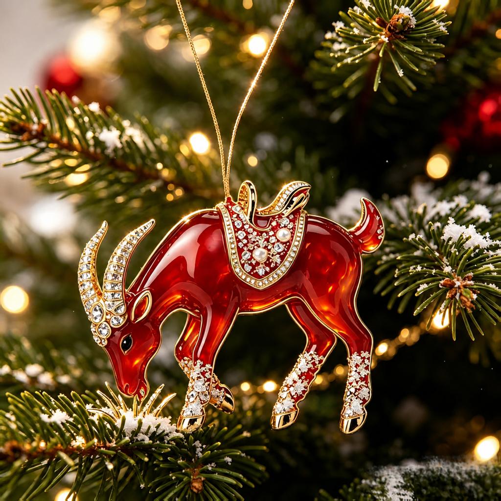 2D Acrylic Christmas Reindeer Hanging Ornament Fashion Ornament for Car Backpack Holiday Decoration For Holiday Home