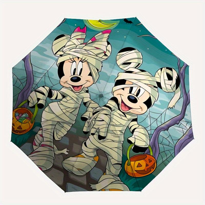 

1pc Mickey, Minnie, Halloween Automatic Open/close, All-Season Portable Folding Umbrella, Perfect Gift for Friends , Sturdy Ribs yy250808038