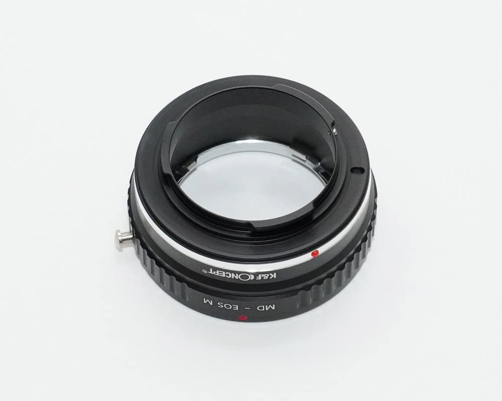 Minolta EOS M Mount Adapter with Lens Cloth K&F MD-CANON Md-eosm (KFEOSM)