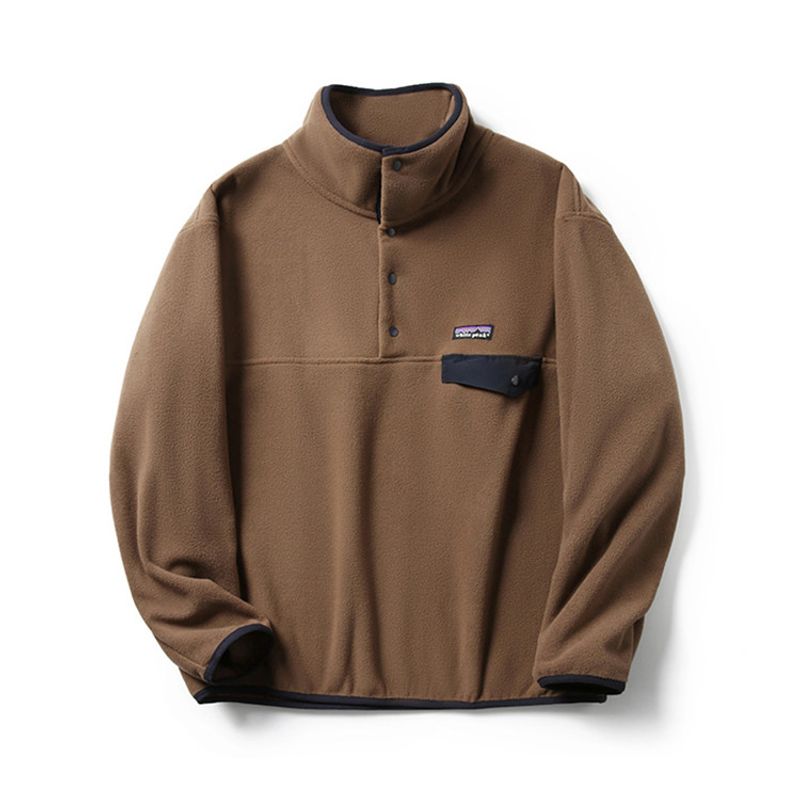 Outdoor Sports Warm Double-Sided Fleece Stand-Up Collar Fleece Jacket Men's Autumn and Winter Style Fleece Sweatshirt Export Men's Jacket