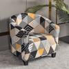 Geometric Sofa Cover Single Seat Couch Slipcovers For Living Room Stretch Spandex Washable Armchair Covers Furniture Protector